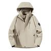 New Outdoor Three-in-one Stormtrooper Men Autumn and Winter Windproof Waterproof Mountaineering Clothing Couple Polar Fleece Warm Two-piece Set