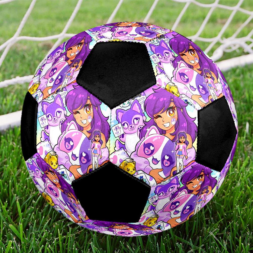 Pallone da Calcio Tema Aphmau Misura 5, Adatto Sia per Partite Indoor che Outdoor, un Regalo Adatto a Tutti.