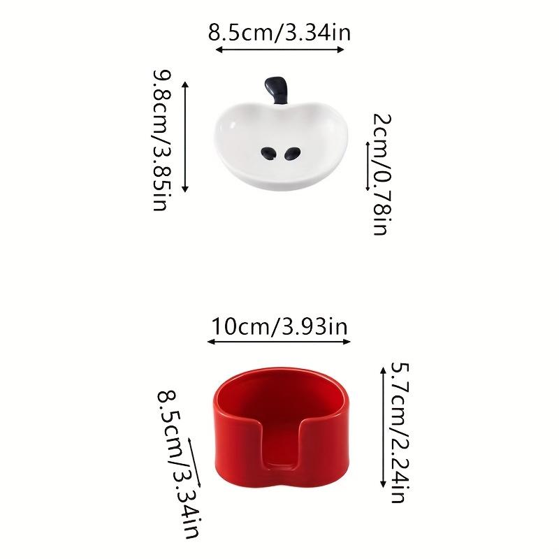 Ceramic Dipping Dishes Set Modern Minimalist Round Sauce Bowls for Kitchen