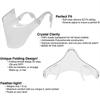 HD Transparent Face Shield Face Protection Isolation PC Mask Anti-Fog Splash-Proof Dust-Proof Cycling Waterproof Travel Child