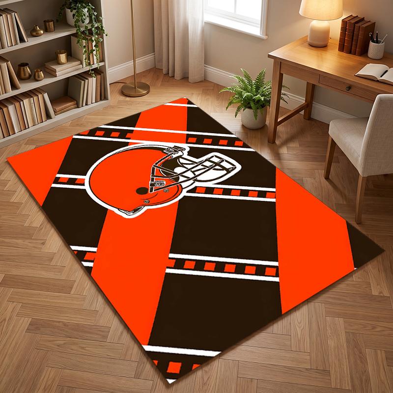 Cleveland Browns (1) Office carpets suitable for living rooms bedrooms offices and kitchens a gift for modern home decor