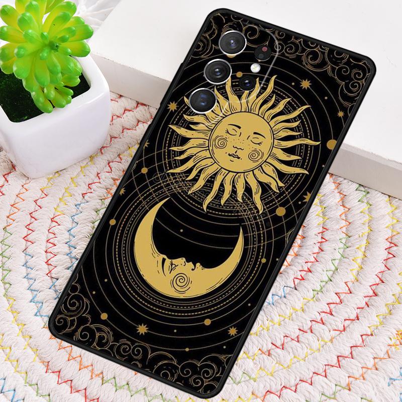 Suns Moons Clouds Astrological TPU Phone Case For Samsung Galaxy Note 10 Pro S26 S25 S24 S23 S22 Ultra Plus S21 FE S20 Cover