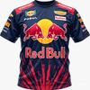 Red Bull Racing 3D Men's T-shirt F1 Formula Racing Red Bull Racing Suit Extreme Sports High Quality Brand Training Suit