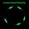 Luminous Multi-Hook Sea Fishing Rig with Gourd Swivel and Stopper Bead Set