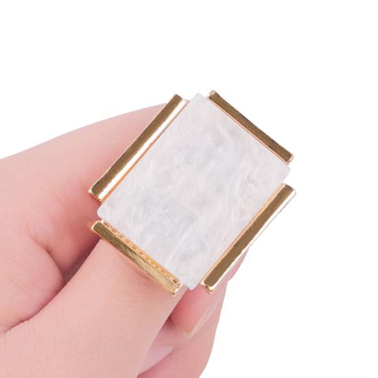 Imitation Shell Finger Nail Art Ring Palette Maniküre Make-up-Tool
