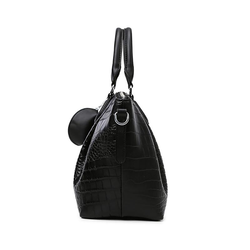Handbag Crocodile Pattern Women's Bag Large-capacity European and American Fashion Tote Bag Commuter Shoulder Bag Women