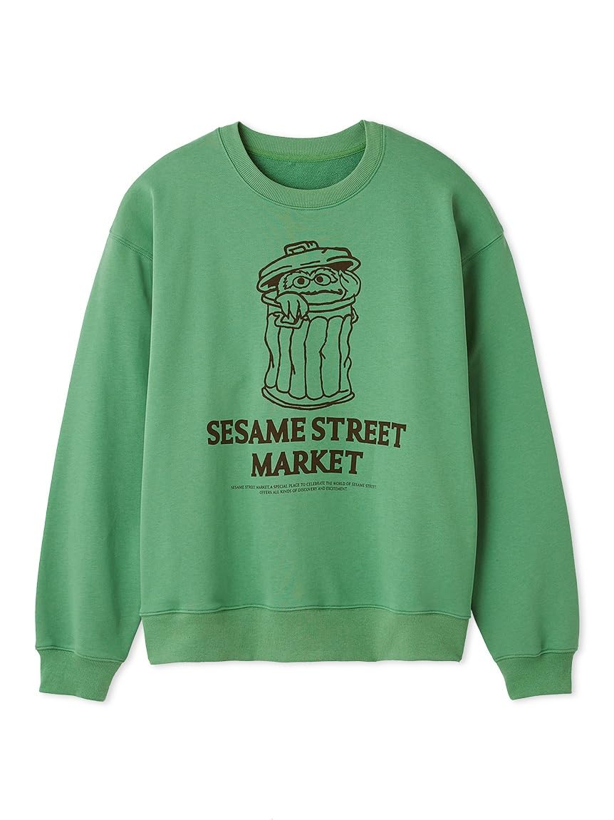 

VINTAGE SKETCH fleece top SSMUCT256448GRNL