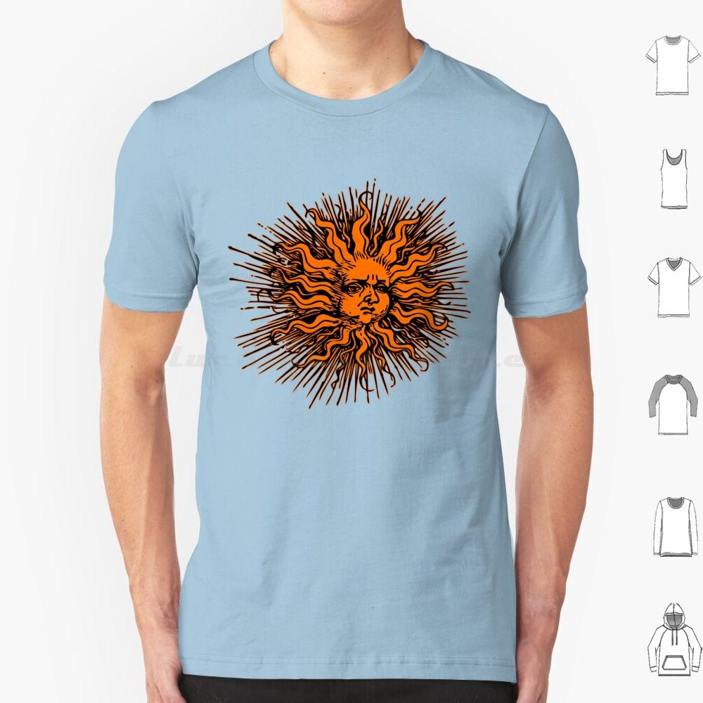 Sun T Shirt Cotton Men Women DIY Print Sun Solar Pagan Summer Wicker Man Summerisle Midsummer Magic Folklore Mild Peril