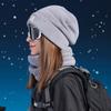 Winter Hat Scarf Suit Velvet Warm Ear Protection Cap Men Women Outdoor Cycling Coldproof Cap