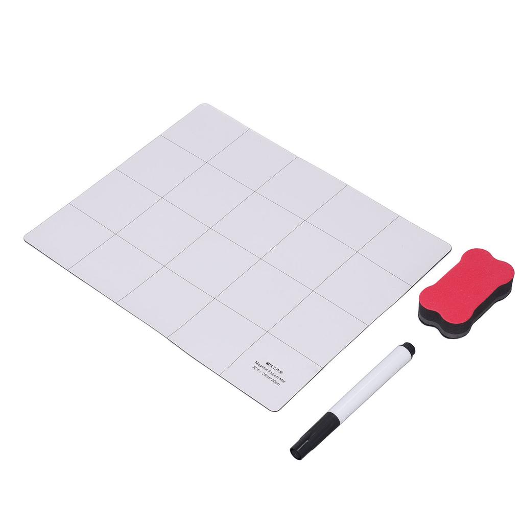 Maintenance Pad Professional Rewritable Magnetic Mat with Pen Eraser for Phone Maintenance