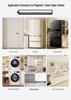Refrigerator Side Shelf: Multi-Functional Cling Film & Paper Towel Holder, No-Drill Kitchen Storage Rack