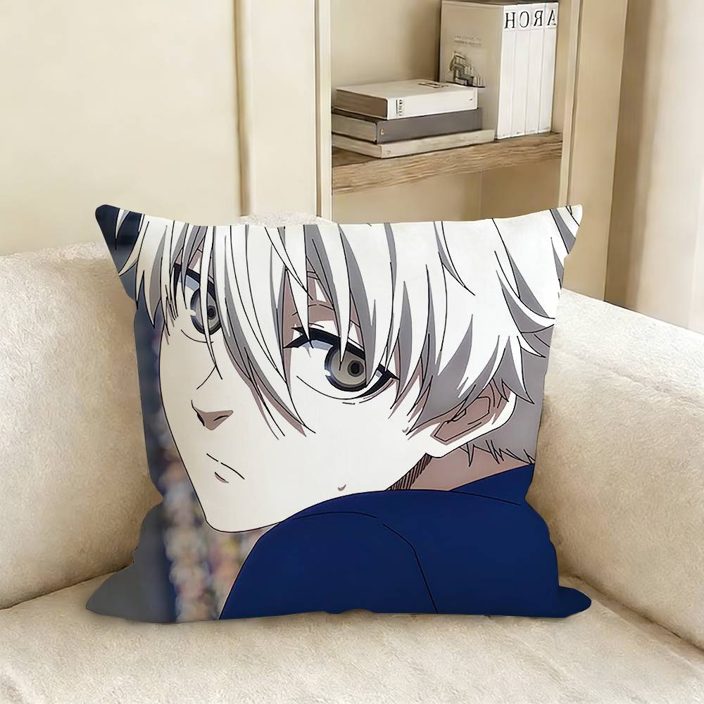 SSeishiro NNagi Various Sizes Square Pillow Case For Car Home Bedchamber Decor