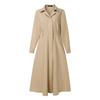ZANZEA Women Turn Down Collar Long Sleeve Loose Casual Dress