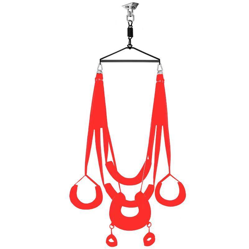 Upgraded Pillow Swing with Sponge Filling and Handcuffs Restraint - Adult Erotic Toy