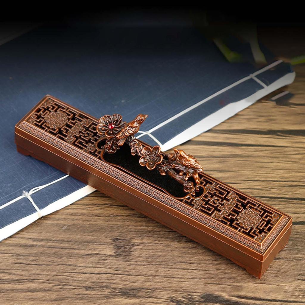 Incense Burner Holder Creative Ornaments Handmade Stick Stand Box for Study