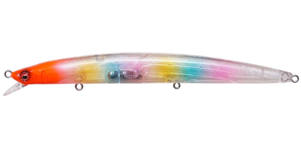 Megabass Cookai Slim 140F Floating Lure GLX Candy Red Head (6345)
