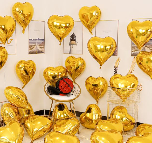 DIY Hochzeitsfeier Dekoration Liebesballons Tag Romantischer Heiratsantrag für Zuhause Happy Birthday Ornament Feiertagsballons