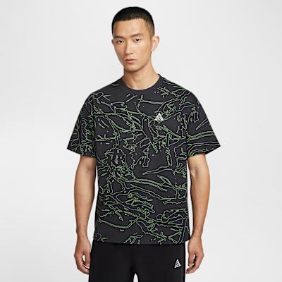 Nike ACG T Shirts Men s Black Crew Neck Moderate XS