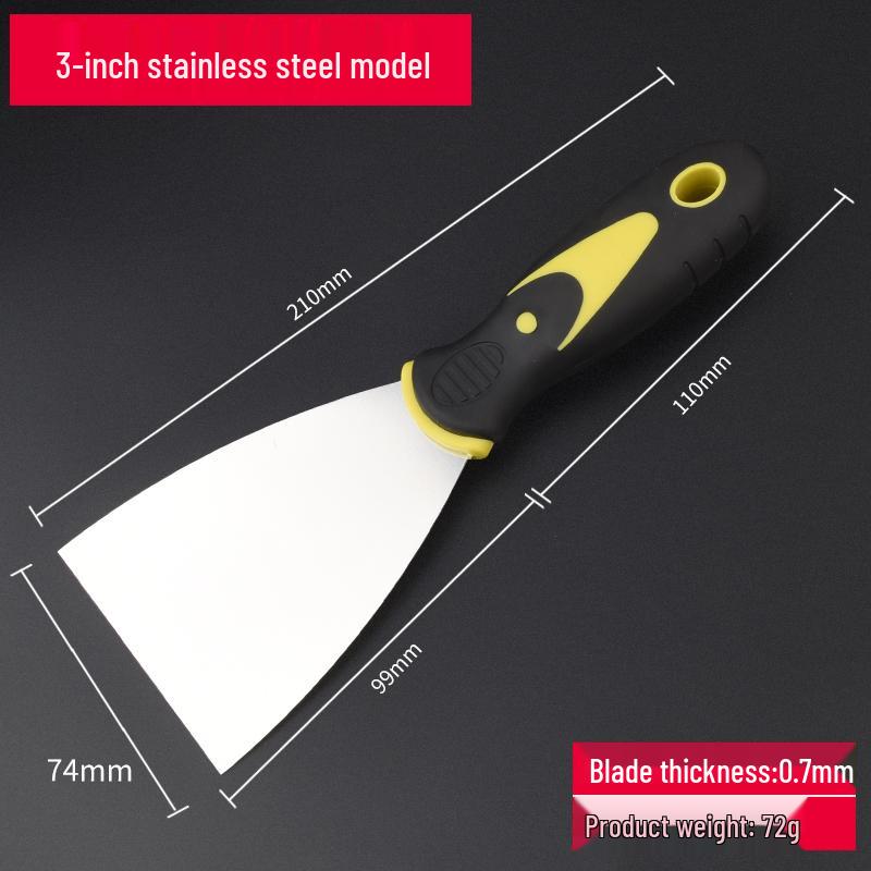 Stainless Steel Putty Knife Scraper and Spatula for Wall Caulking and Painting