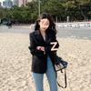 Influencer Women's Retro Korean Style Short Blazer - New Autumn 2025 Fashion