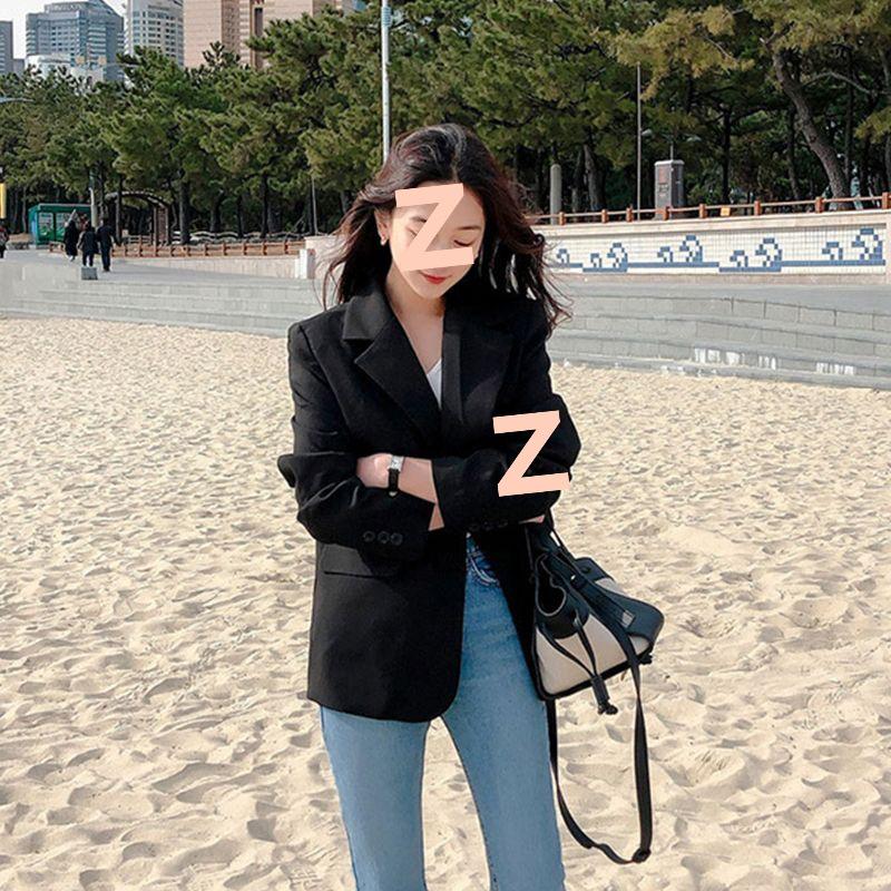 Influencer Women's Retro Korean Style Short Blazer - New Autumn 2025 Fashion