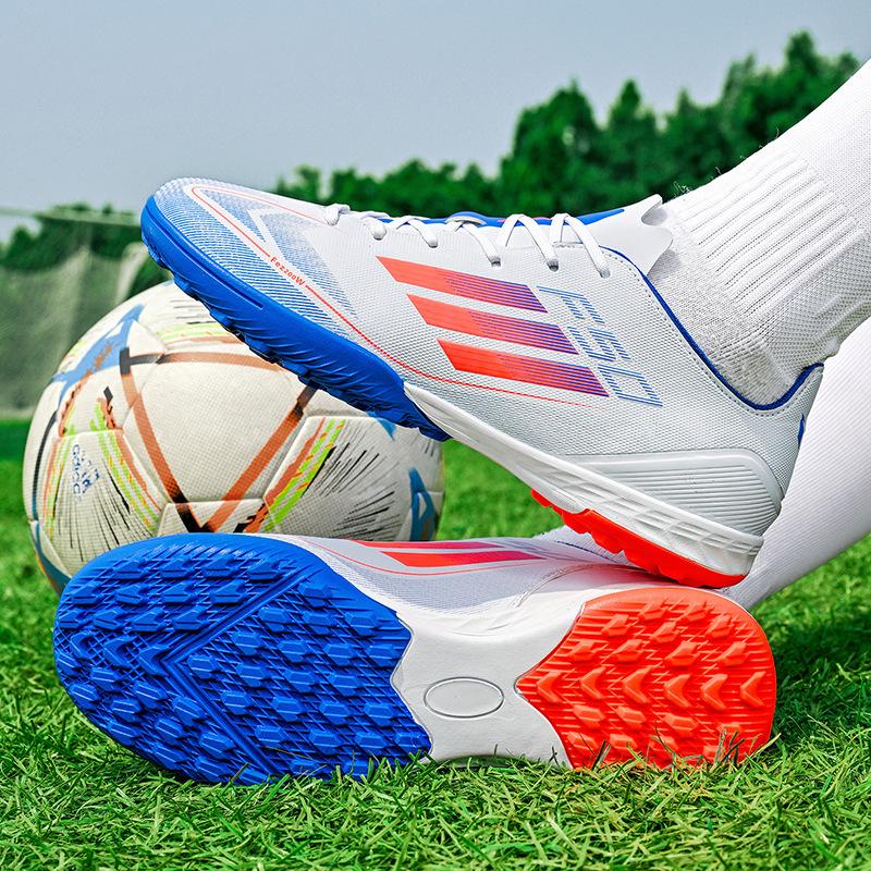 Weltcup Kinders Fußballschuhe Herren und junge Schülerinnen Zehennägel und lange Nägel Wettkampf Trainingsschuhe