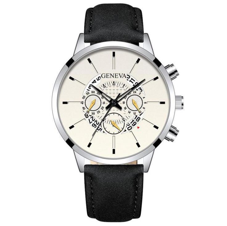 Geneva Wish Fashion Creative Calendar, Men'S Business Belt Watch