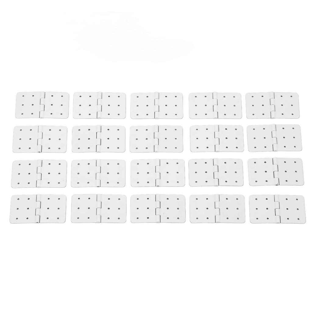 40PCS RC Pinned Hinges Remote Control Airplane Plastic Hinge Model Aircraft Wing Parts L Size