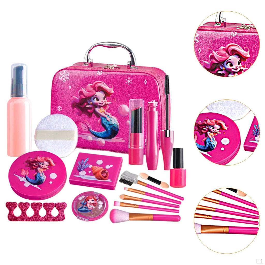 Kids Makeup Toys Girls Toy Cosmetic Princess for Cosplay Party Home