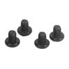 4 Pcs License Plate Screws Stainless Steel Rustproof Car Tag Frame Fasteners for Model 3 Y with Metal Threaded Screw