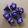 7Pcs KTV Party Multicolor Polyhedral Numbers Dice Table Board Game Supply Gift