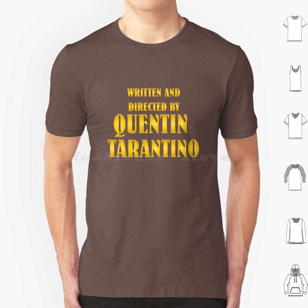 Written And Directed By Quentin TarantinoMinimalist Tv Movie DesignFilm Tv Art T Shirt Men Women Kids 6xl Game Film S