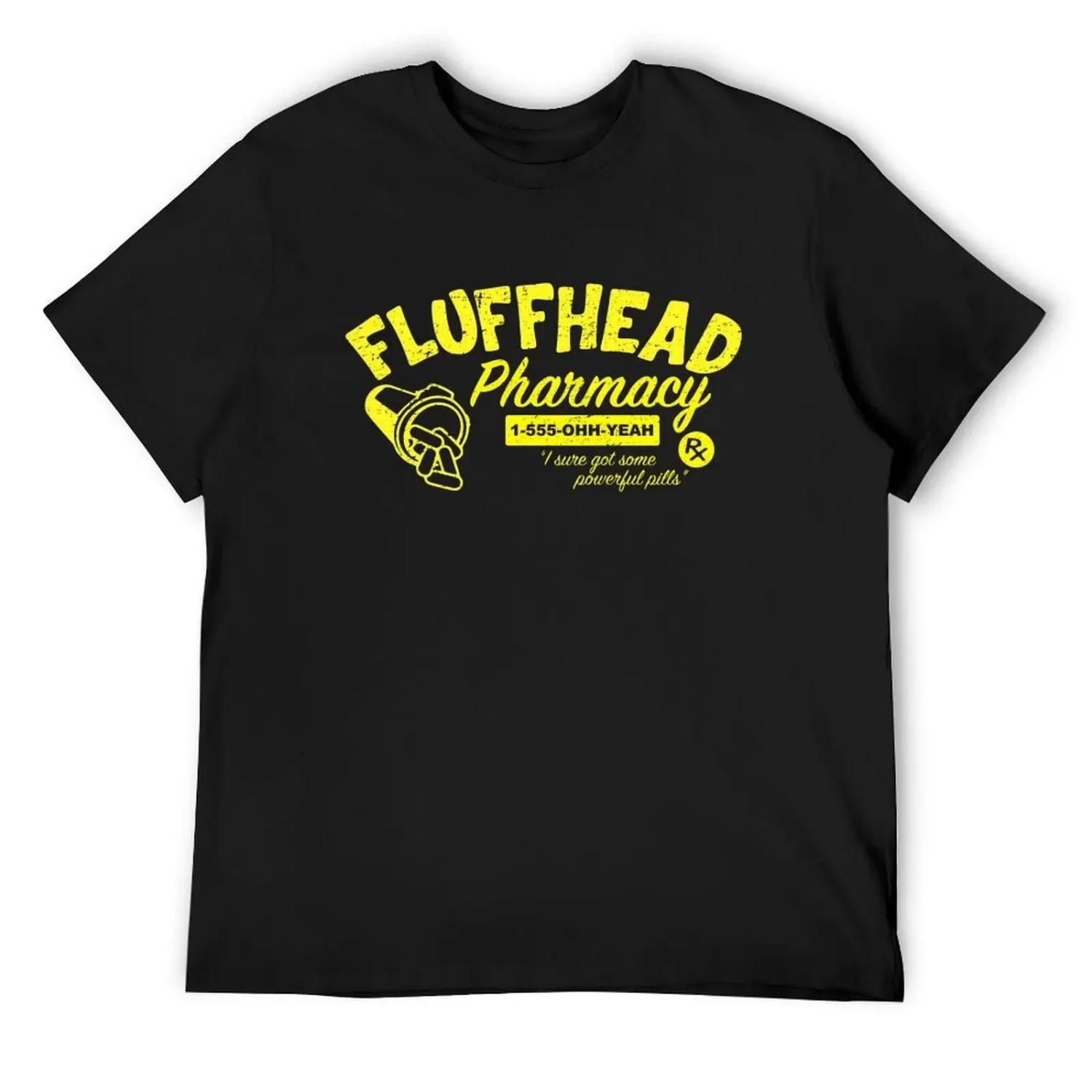 

Футболка Fluffhead Одежда смешные футболки с мемами рубашки графическая футболка облегающие футболки для мужчин S чёрный