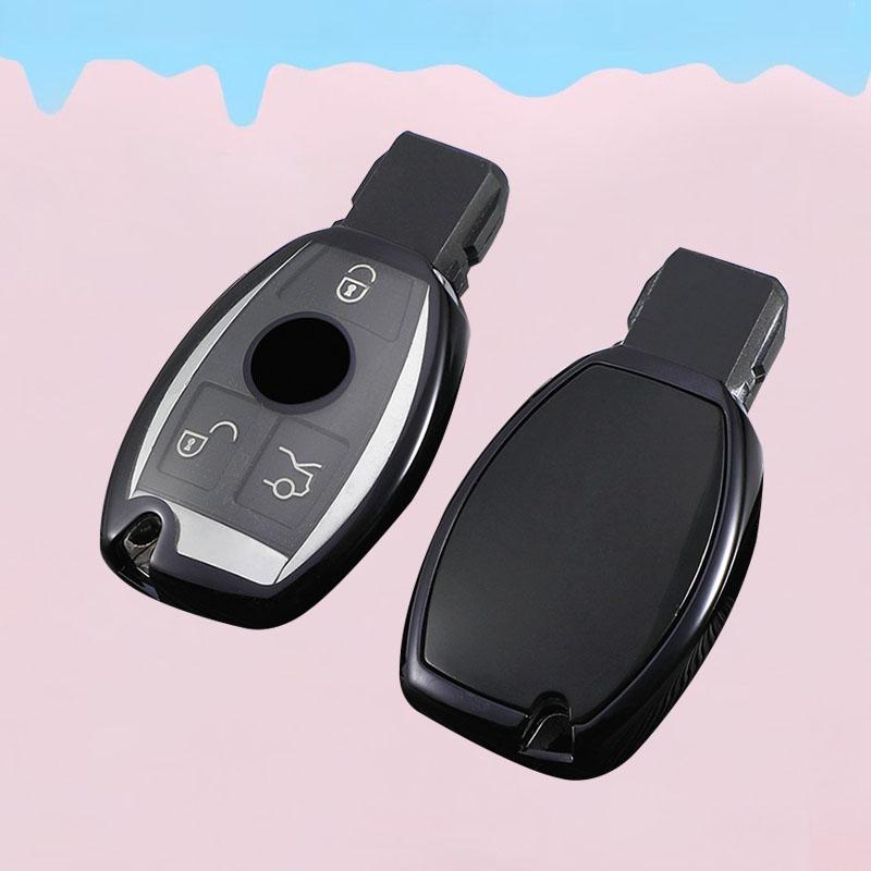 New Soft TPU Car Remote Key Case Cover Holder Shell Fob For Mercedes Benz A B R G Class GLK GLA GLC GLR W204 W210 W176 W202 W463