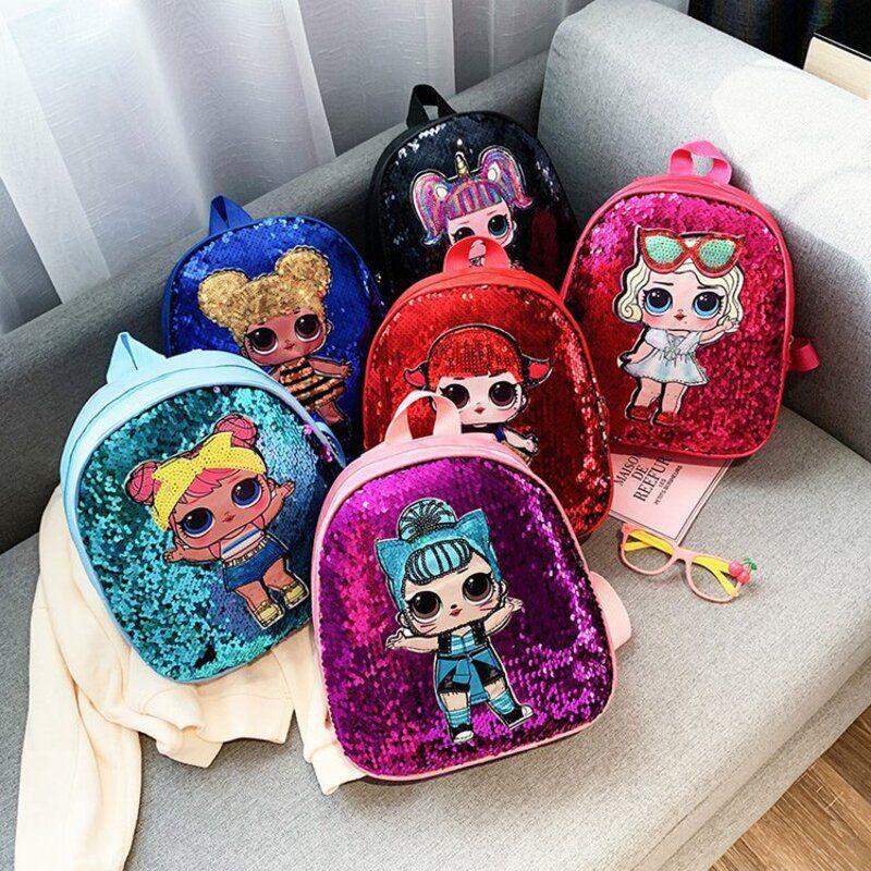 Doll Surprise Lol Bag Children Kids School Girls Cartoon Kindergarten Backpack