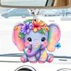 Acrylic Turtle Colorful Car Interior Pendant For Turtle Lovers Cute Style Cartoon