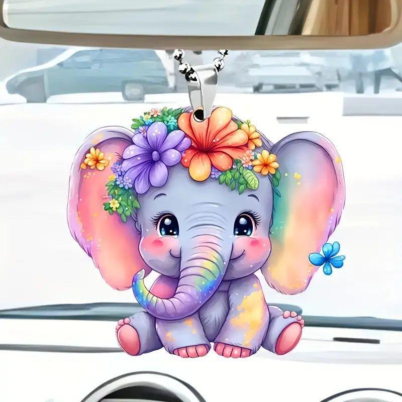 Turtle Acrylic Colorful Car Interior Pendant For Turtle Lovers Cute Cartoon Style