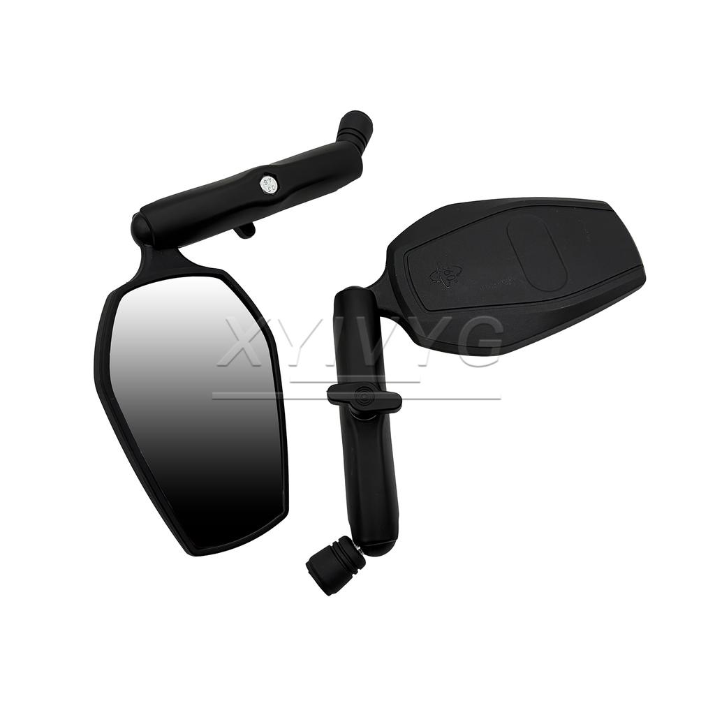 2pcs Foldable Side Rearview Mirrors For 22MM Handlebar Motorcycel Suzuki Yamaha Honda Kawasaki HD E-bike Universal