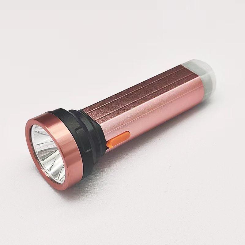 Mini High-Intensity Aluminum LED Flashlight with Long-Range Illumination and Built-in 18650 Lithium Battery