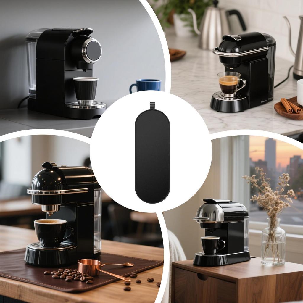 Sliding Mat For Coffee Machine Single Serve Coffee Machine Mat With Strap 16.5 X 5.9 Inch Cushion With Anti-Slip Base For