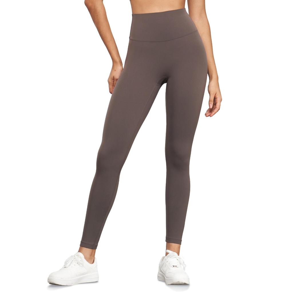 AULIFLOWER Yoga Yoga Sports Tights for Hot and Gym Wear Size Women's Pants, Leggings, Sweat-Wicking, Quick-Drying, High-Waisted Yoga, Pilates, (Khaki,