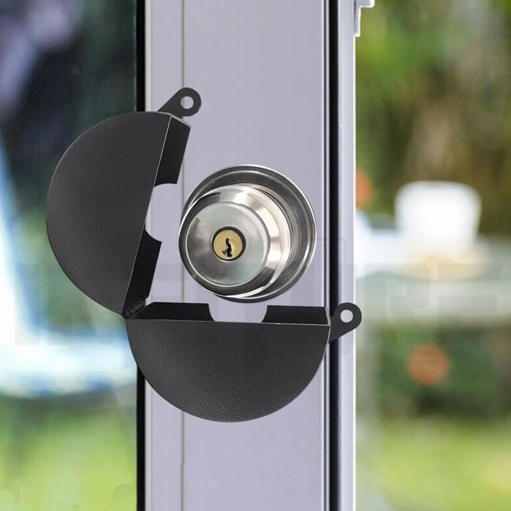 Practical Childproof Door Knobs Lockout Device Matts Black Prevents Access Convenient To Keyholes Padlocks Not Included