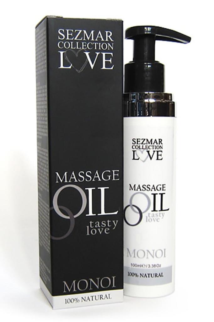 Huile De Massage Comestible 100% Naturelle Monoï 100ml Sez065100 Ml