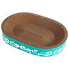 Eryan Oval Corrugated Cat Scratcher Bed