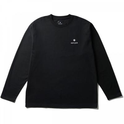Snow Peak New STandard Logo L S T ShirT MenS cuT Sew bLack M nSd TS 25au00503019