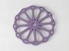 Iwachu Iwachu Kettle Nambu 53527 Base, Chrysanthemum, Small, Lavender, 17.5cm, Ironware,