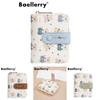 Cute Bear Wallet Pu Leather Small Coin Purse With Cartoon Bear Print And Two Fold Design