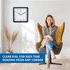 Plastic Step Movement Wall Clock (Blue, 9 Inch) - Analog