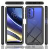 2 in 1 Hybrid Rugged Armor Shockproof Case For Motorola Moto G51 G71 5G G31 G41 TPU Frame Hard Plastic Clear Acrylic Back Cover