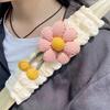 2 Pack Car Seat Belt Cover Pads, Soft Seat Belt Shoulder Pad with Petals, Cute Floral Car Seatbelt Covers Protector for Women Girls, Universal Fit